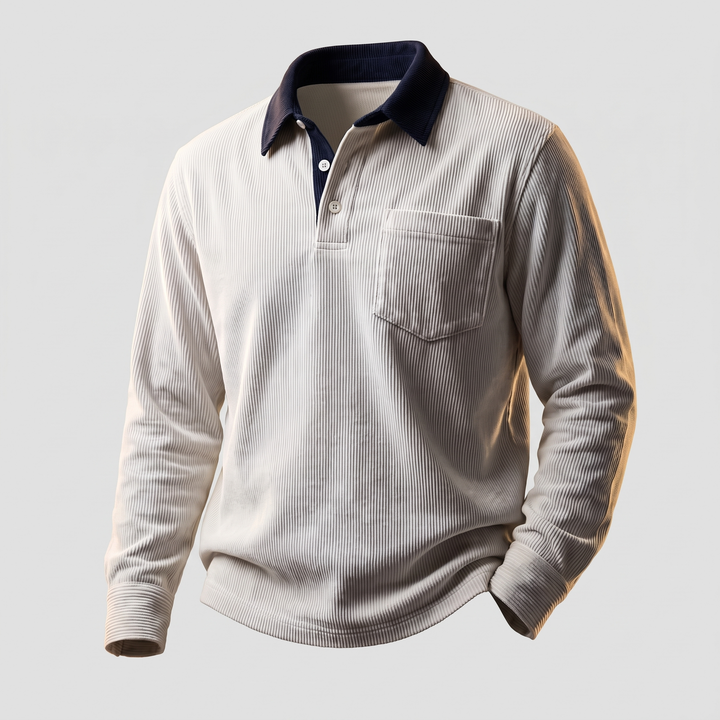 Rowley | Polohemd aus Cord – Eleganter, zeitloser Stil für Männer