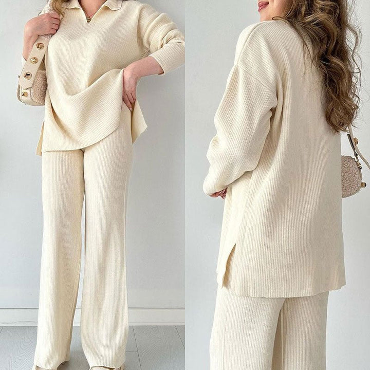 Simone | Zweiteiliger Strickanzug – Eleganter Komfort für jeden Anlass