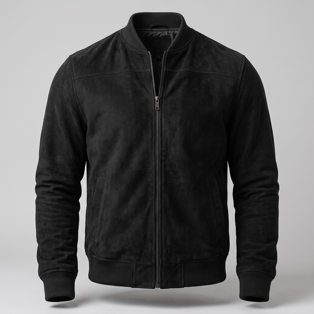 Montclair | Suede Bomber Jacket – Klassischer Stil für Männer