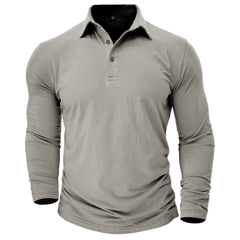 Owen | Langärmeliges Polo – Stilvolle Eleganz für Männer