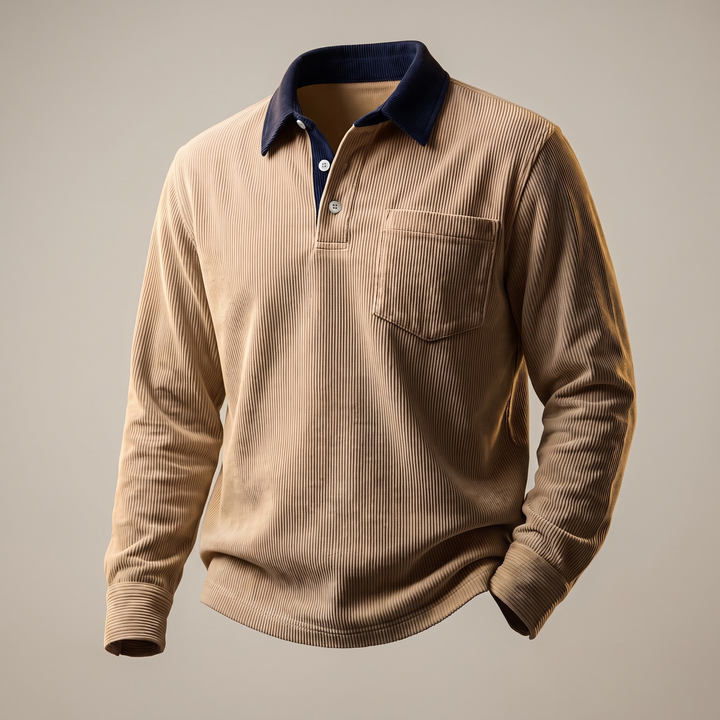 Rowley | Polohemd aus Cord – Eleganter, zeitloser Stil für Männer