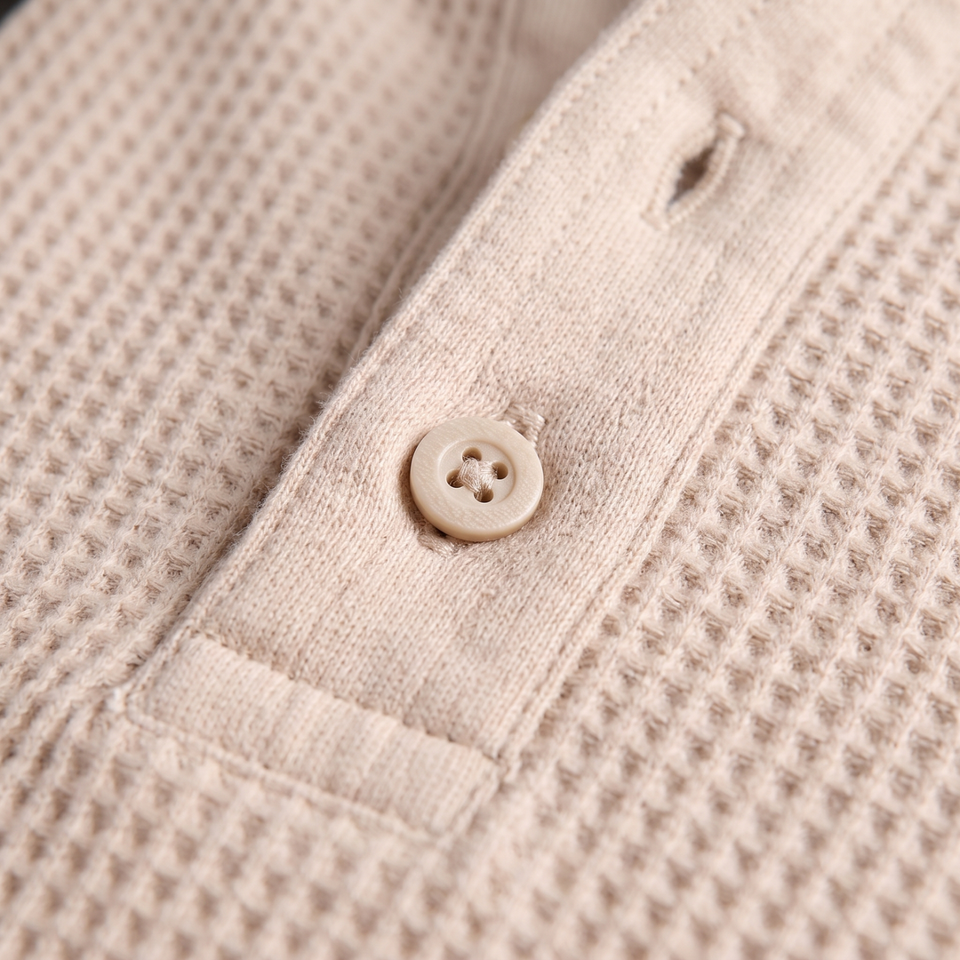 Waffle | Knit Pullover für Herren mit Kapuze