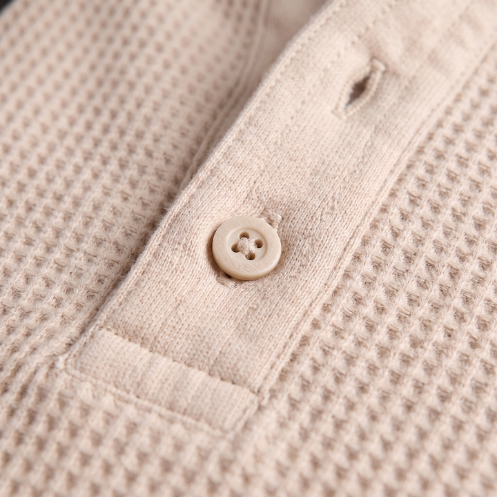 Waffle | Knit Pullover für Herren mit Kapuze