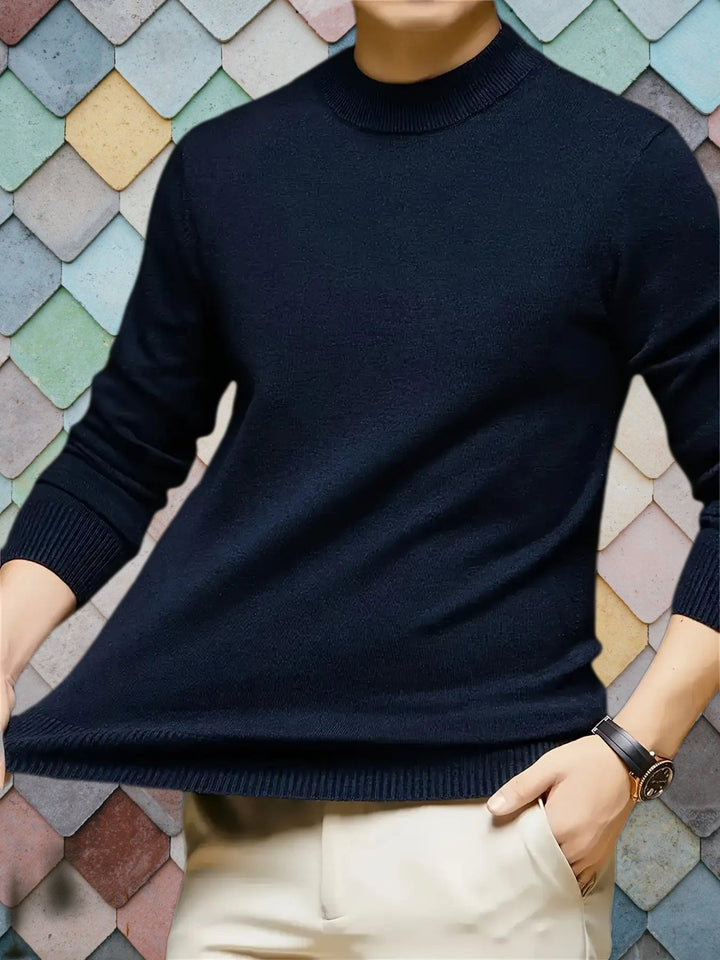 Jonah | Mock Neck Knit Sweater für Männer