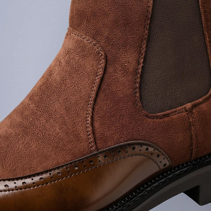 Justin | Chelsea Boots aus Leder und Wildleder