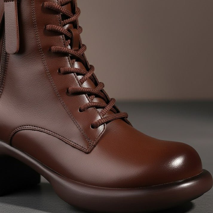 Vintara | Vintage Ankle Boots – Fleece-Lined Komfort für Frauen