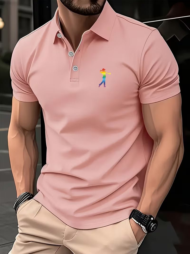 Arnold | Casual Golf Hemd – Kurzarm mit Print für Herren