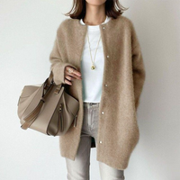 Nerina | Versatile Mid-Length Wool Coat with an Elegant Design