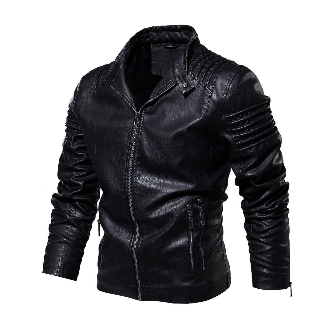 Charlie | Faux Leather Jacket – Biker-Style for Men