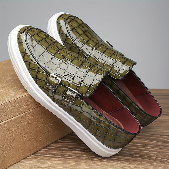 Xavier | Textured Slip-On Loafers – Bequeme Eleganz für Herren