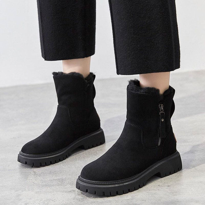 Kerstin | Gemütliche Und Elegante Rauleder Stiefeletten