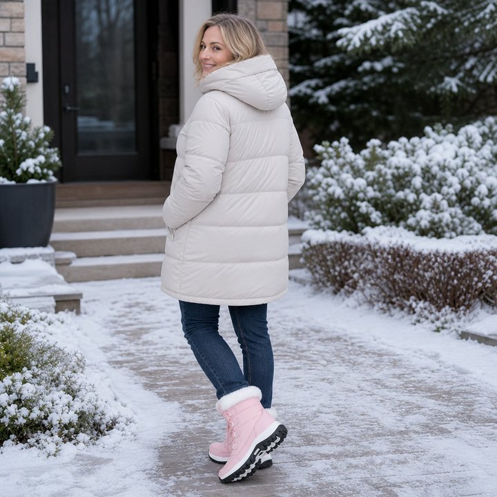 Cozywalk | Fleece-Lined Platform Snow Boots für Frauen
