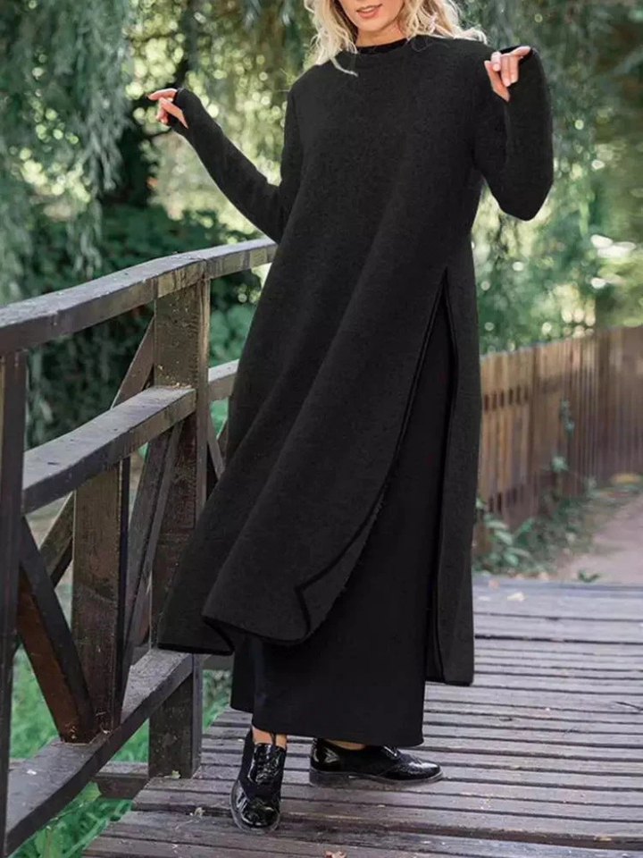 Dante | Maxi Kleid – Eleganter, weicher Strick für Frauen