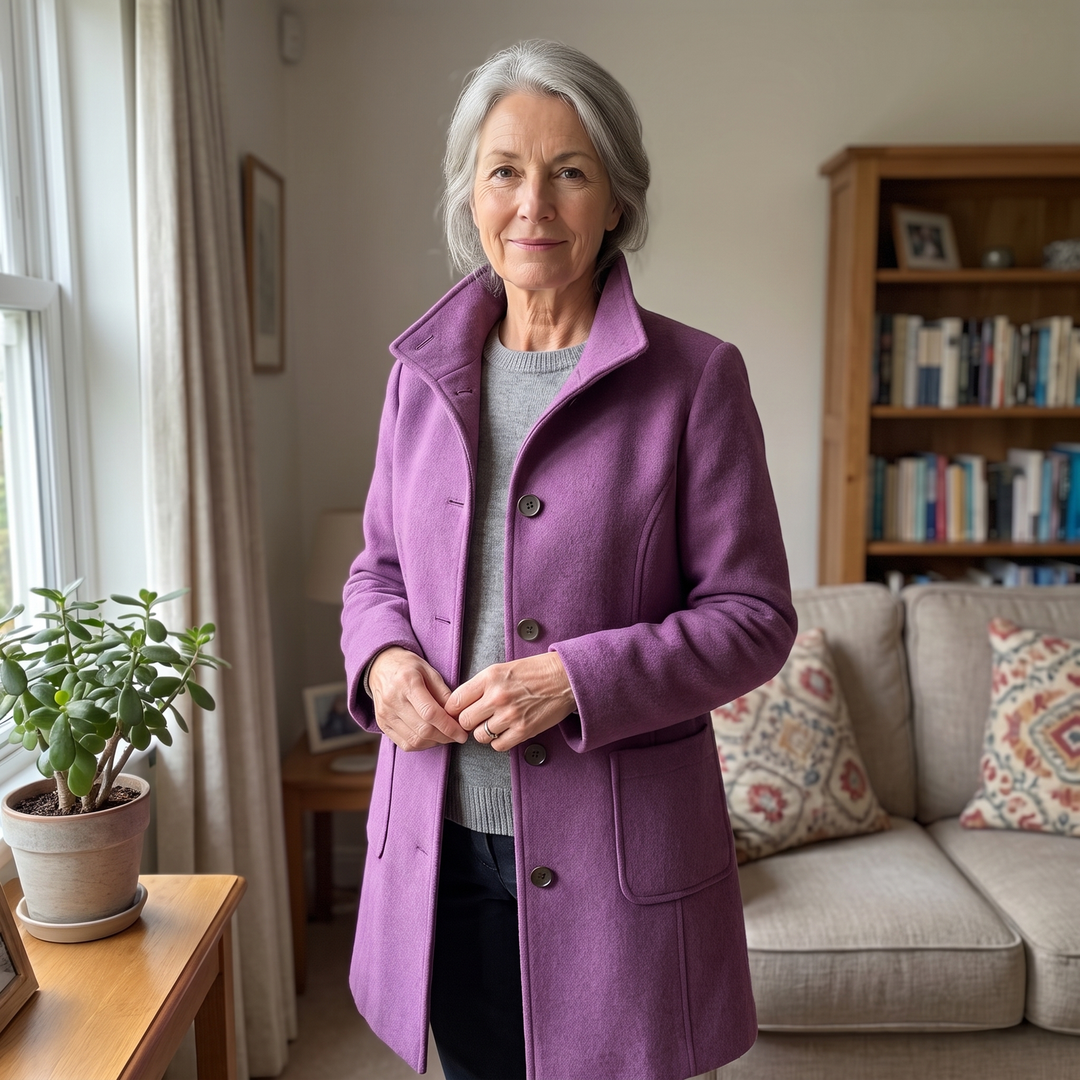 Serena | Heritage Coat – Elegante Winterjacke aus Wolle