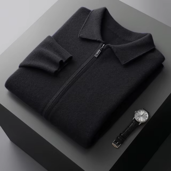 David | Modern and Elegant Men's Cardigan with Zipper