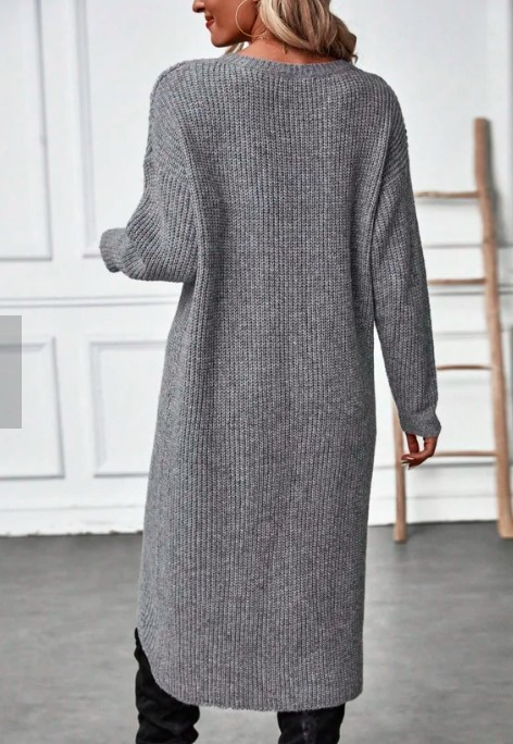 Olivia | Strickkleid – Eleganter Langer Stil für Damen