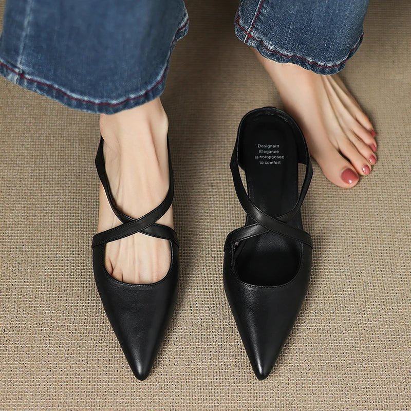 Isabella | Modern and Elegant Leather Slides