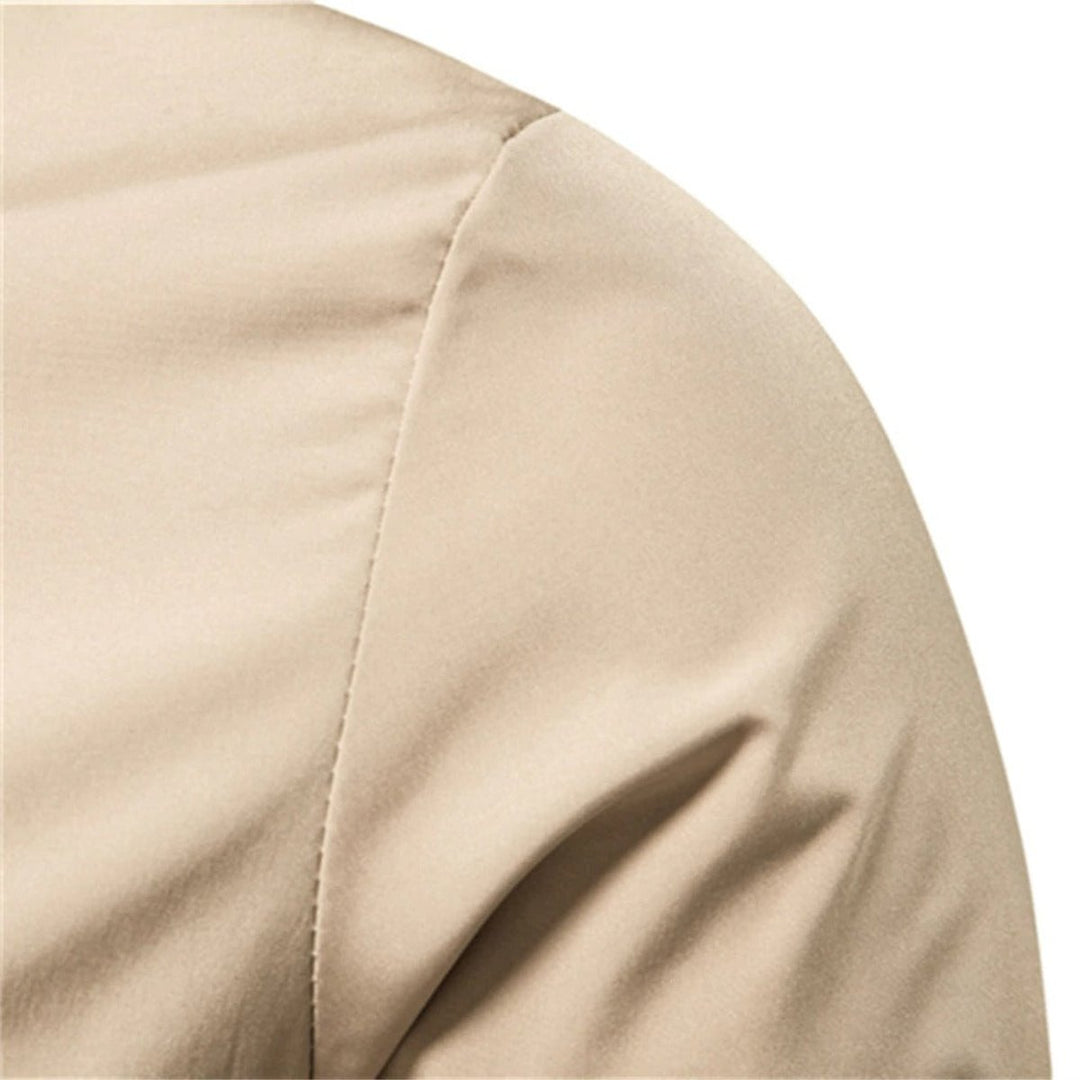 Sebastian | Casual Men’s Bomber Jacket with Contrasting Ribbed Details