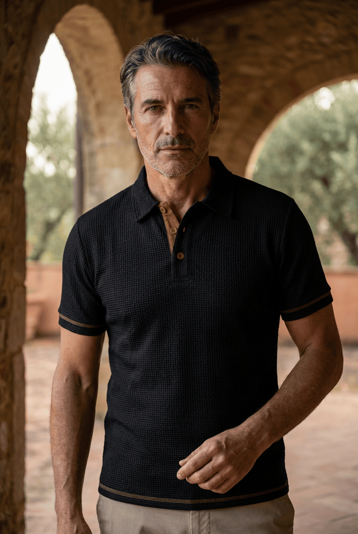 Harrison | Strukturierter Polo Shirt für Männer