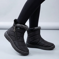 Clara | Fur-lined ankle boots with a side zipper