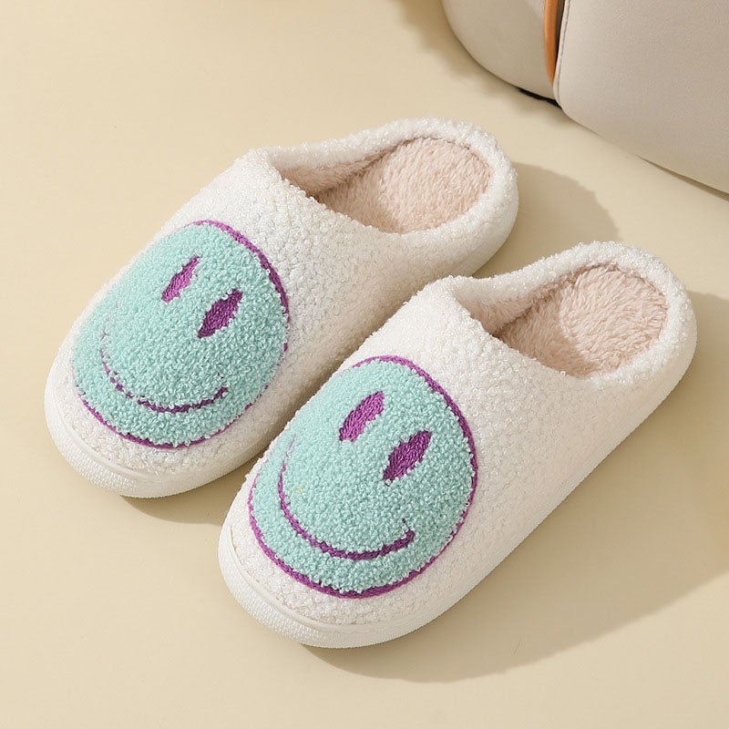 Carlo | Unisex-Hausschuhe – Komfortable Smiley-Design Slipper