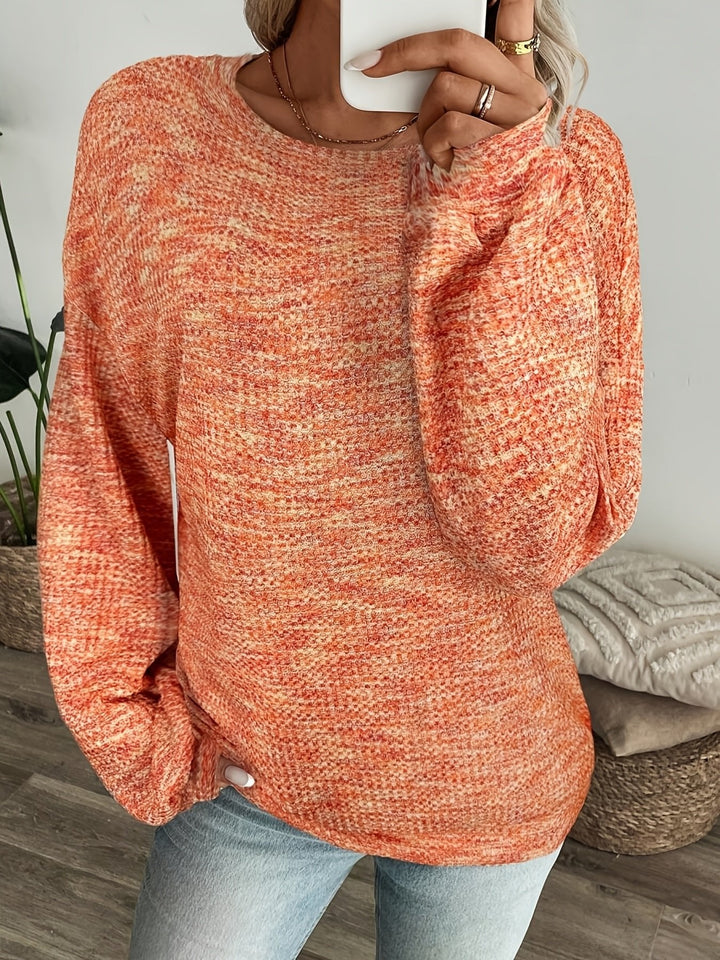 Katrina | Waffle-Knit Pullover – Bequeme Passform für Damen