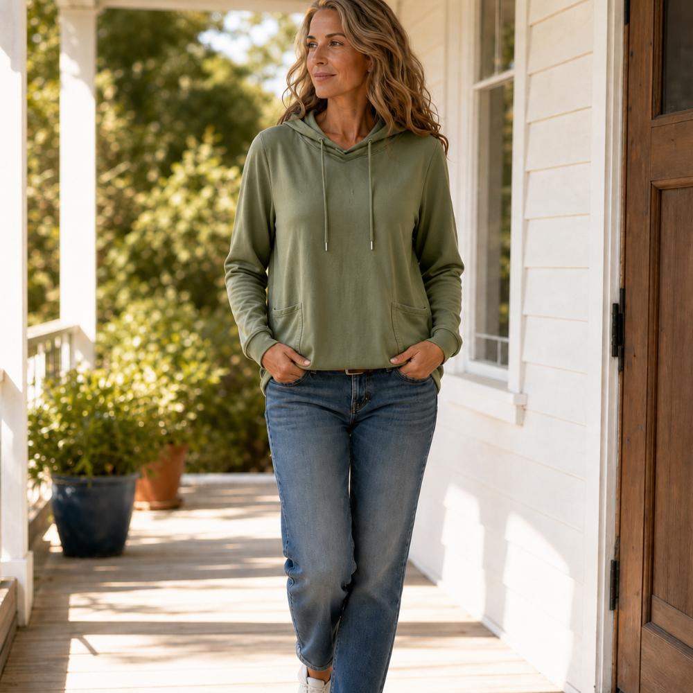 Wearbella | Drawstring Hoodie Sweater mit Taschen
