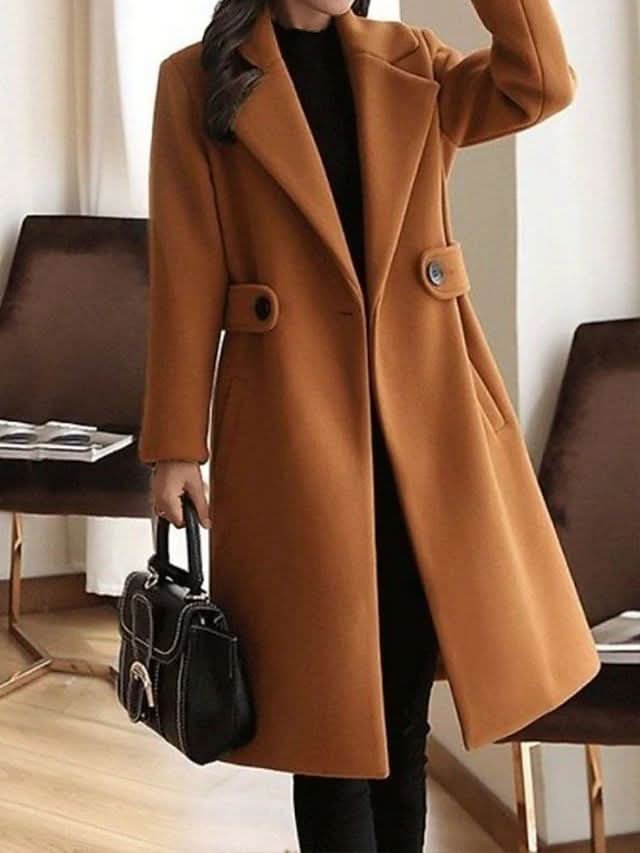 SIENNA | Wollmantel für Frauen – Elegante, zeitlose Silhouette