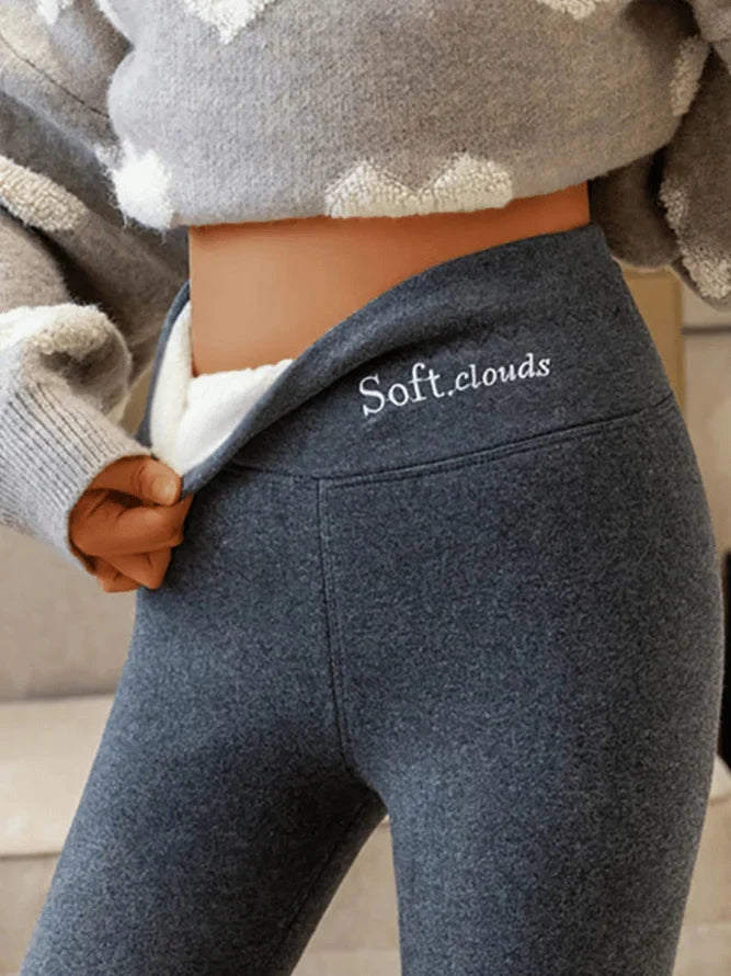 Softclouds | Fleece Leggings für Damen – Warm und Bequem