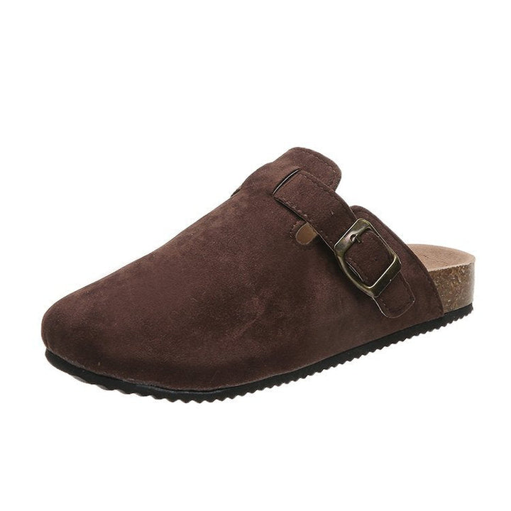Mathilde | Elegant and Stylish Leather Buckle Mules