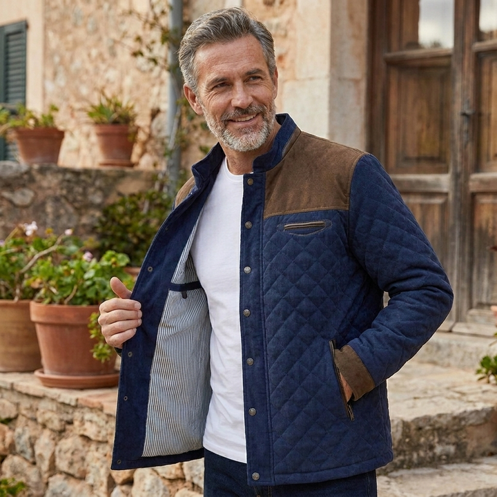 FAIRMONT | Patchwork Jacke – Robuster Stil für Männer