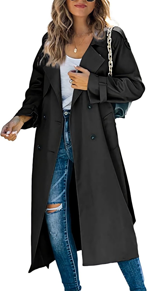 Alessia | Stilvoll Oversized Trenchcoat Mit Gürtel