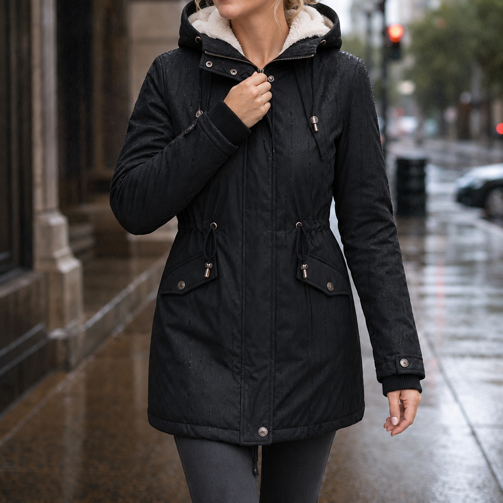 Warmbella | Padded Parka – Fleece-Lined und Tailliert für Frauen