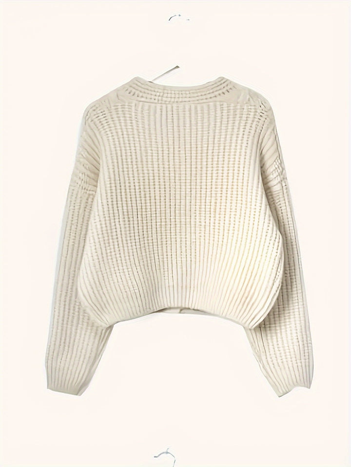 Estella | Chunky Knit Cardigan – Cozy Layering Style for Women