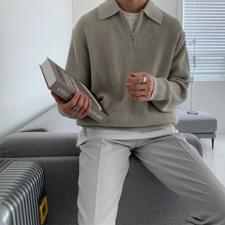 Monaco | Zip Sweater – Moderner Look für Männer