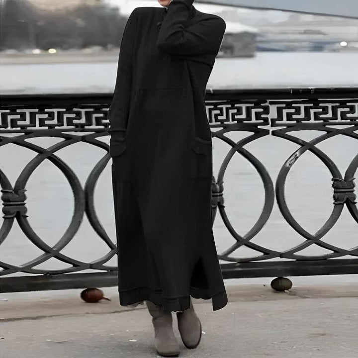 Mara | Strick Maxi Kleid – Gemütlicher, Übergroßer Stil für Frauen