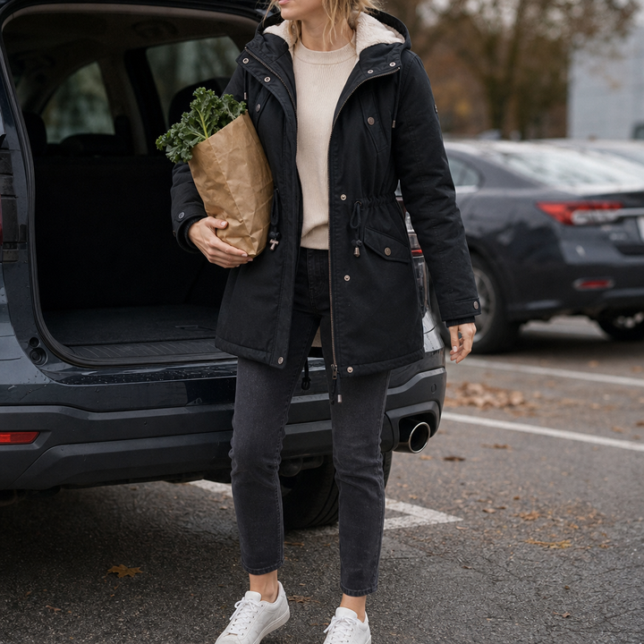 Warmbella | Padded Parka – Fleece-Lined und Tailliert für Frauen