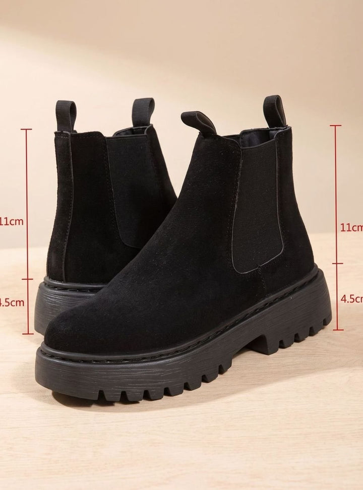 Greta | Chelsea Boots – Komfortable Damen Stiefeletten mit Plateau
