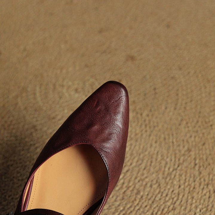 Camilla | Zeitlose Und Elegante Leder-Pantoletten