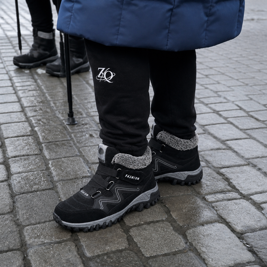 Cozywalk | Fleecefutter Look Non-Slip Ankle Boots für Damen
