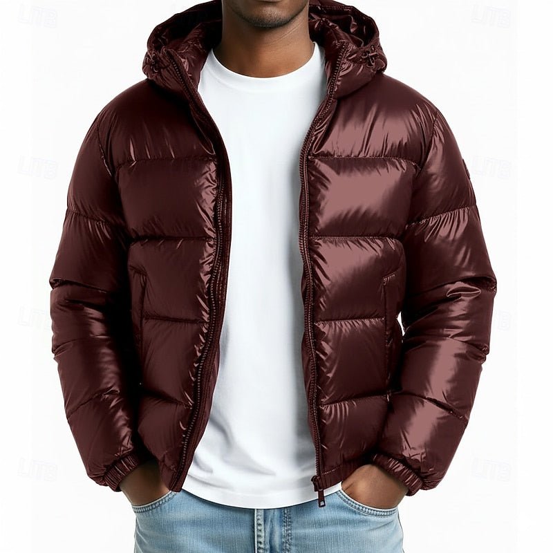 Grady | Quilted Hooded Puffer Jacket – Modern Winter Style für Herren