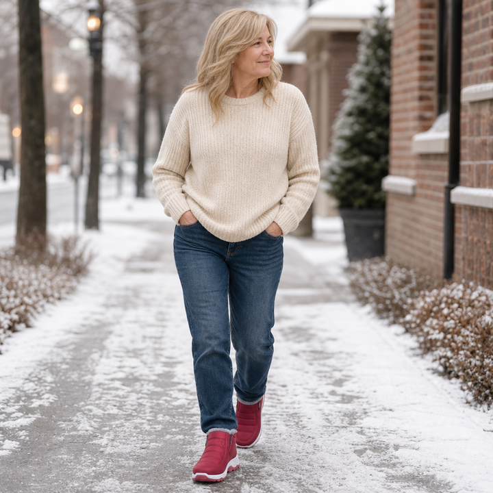 Frostella | Fur-Lined Ankle Boots – Wasserdicht und Bequem