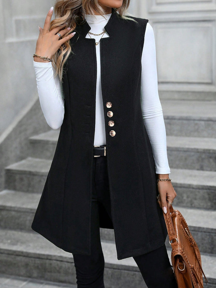 Isabella | Elegant and Modern Women's Button Vest