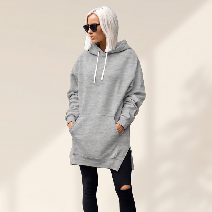 Avelmere | Hoodie Kleid – Kuschelige Fleece-Qualität für Damen