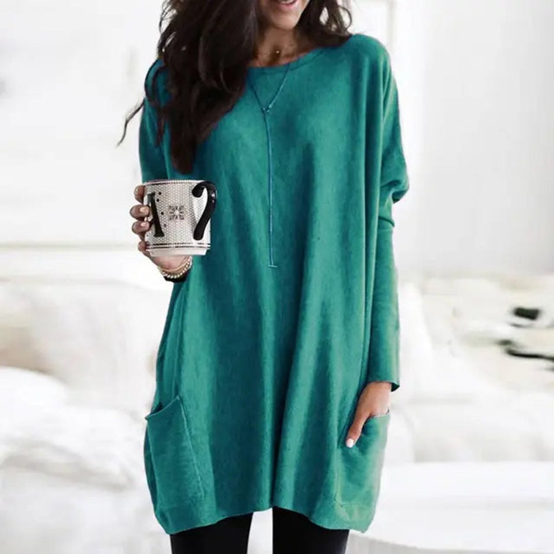 Valeria | Casual Oversized Tunic with Practical Pockets